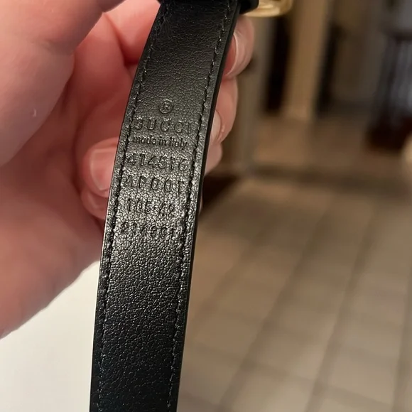 Gucci thin belt men’s